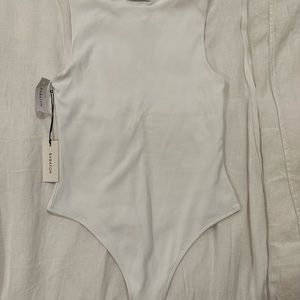 Babaton white body suit